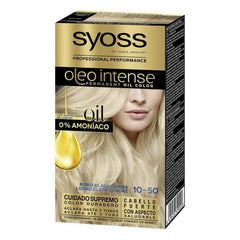 Permanent Dye Olio Intense Ammonia-free Nº 10,50 Light Ash Blonde - Syoss Maroc - Aylal Beauty