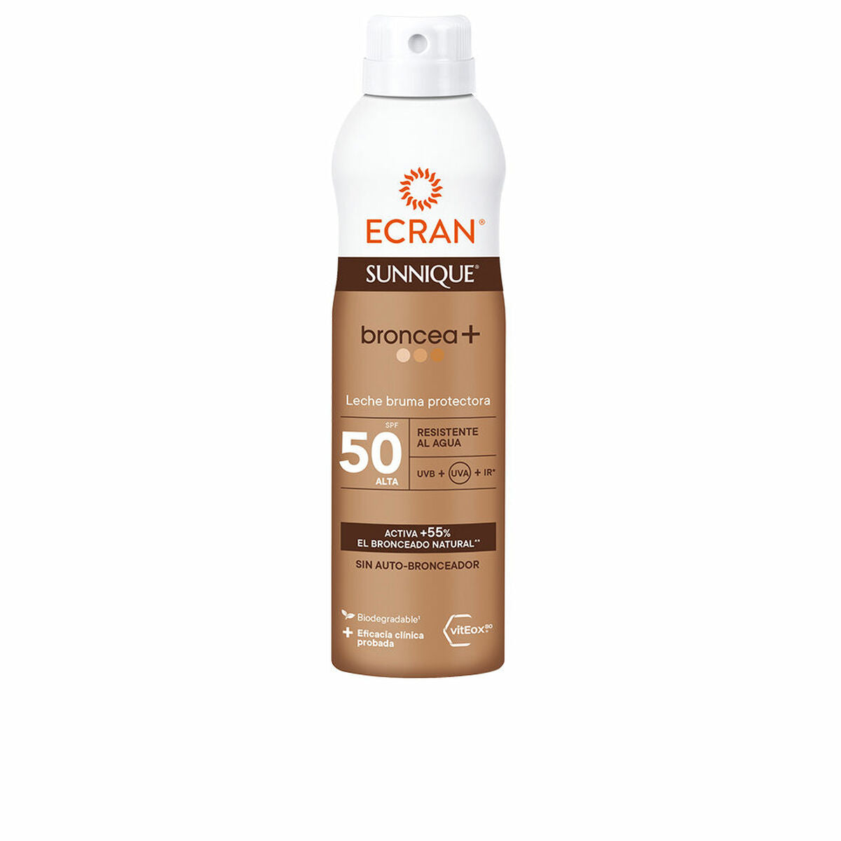 Sun Screen Spray Sunnique Broncea+ Spf 50 250 ml Sun Milk - Ecran Maroc - Aylal Beauty