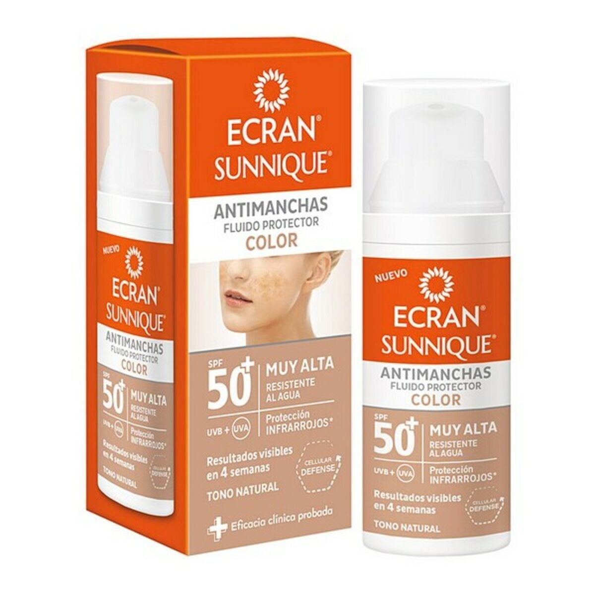 Anti Brown Spot Sun Lotion ECRAN SUNNIQUE COLOR Ecran Spf 50+ (50 ml) 50+ (50 ml) - Ecran Maroc - Aylal Beauty