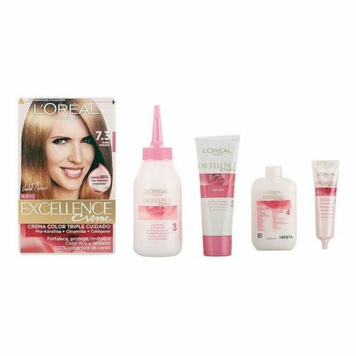 Permanent Dye Excellence L'Oreal Make Up Excellence Golden Blonde Nº 9.0-rubio muy claro Nº 8.0-rubio claro 192 ml - L'Oreal Make Up Maroc - Aylal Beauty