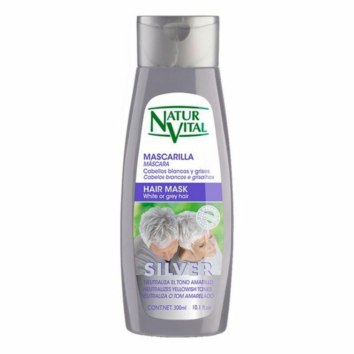Mask for Grey Hair Naturaleza y Vida (300 ml) - Naturaleza y Vida Maroc - Aylal Beauty