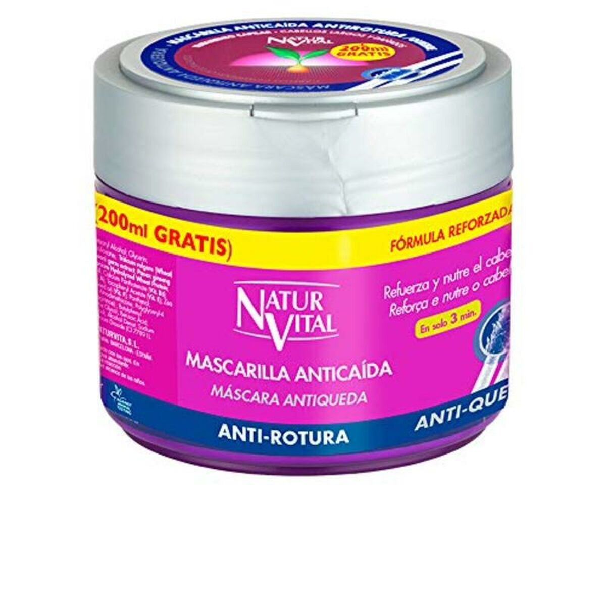 Anti-hairloss Cream Mascarilla Anticaída (500 ml) 500 ml - Naturaleza y Vida Maroc - Aylal Beauty Anti-hairloss Cream Mascarilla Anticaída (500 ml) 500 ml - Naturaleza y Vida Maroc - Aylal Beauty