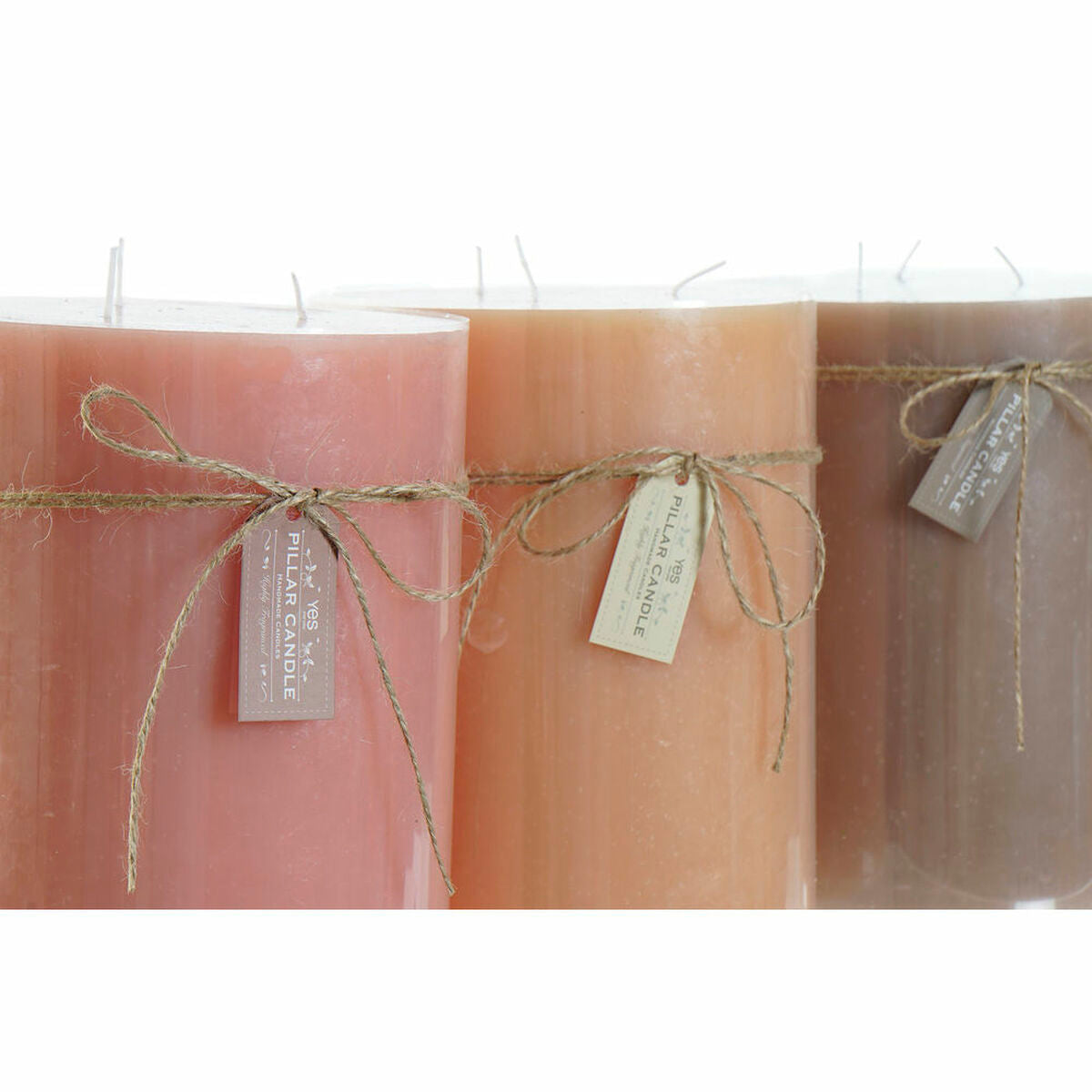 Scented Candle (3) (3 Pieces) - DKD Home Decor Maroc - Aylal Beauty Scented Candle (3) (3 Pieces) - DKD Home Decor Maroc - Aylal Beauty
