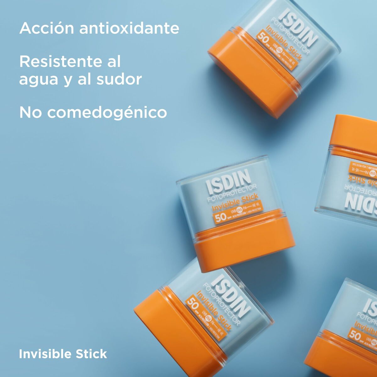 Sunscreen stick Invisible Stick Spf 50 10 g - Isdin Maroc - Aylal Beauty Sunscreen stick Invisible Stick Spf 50 10 g - Isdin Maroc - Aylal Beauty