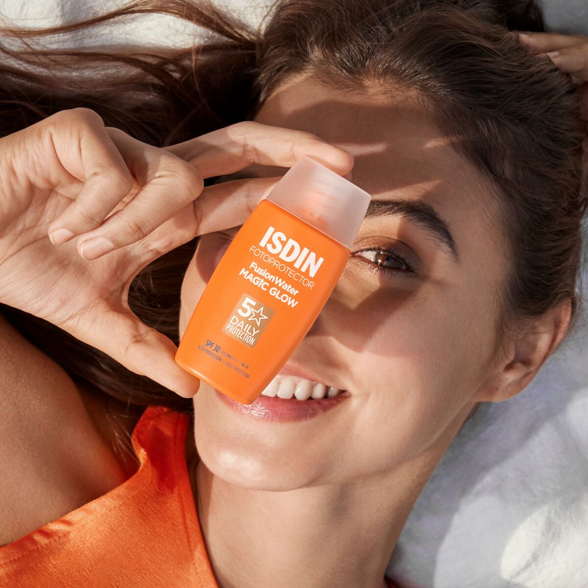 Facial Sun Cream Fusion Water Magic Glow Spf 30 50 ml - Isdin Maroc - Aylal Beauty Facial Sun Cream Fusion Water Magic Glow Spf 30 50 ml - Isdin Maroc - Aylal Beauty