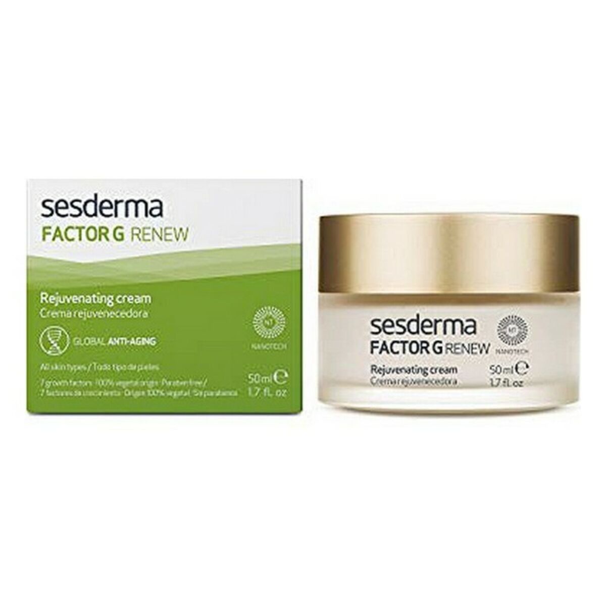 Anti-Ageing Cream Factor G Renew Sesderma Factor G Renew (50 ml) 50 ml - Sesderma Maroc - Aylal Beauty