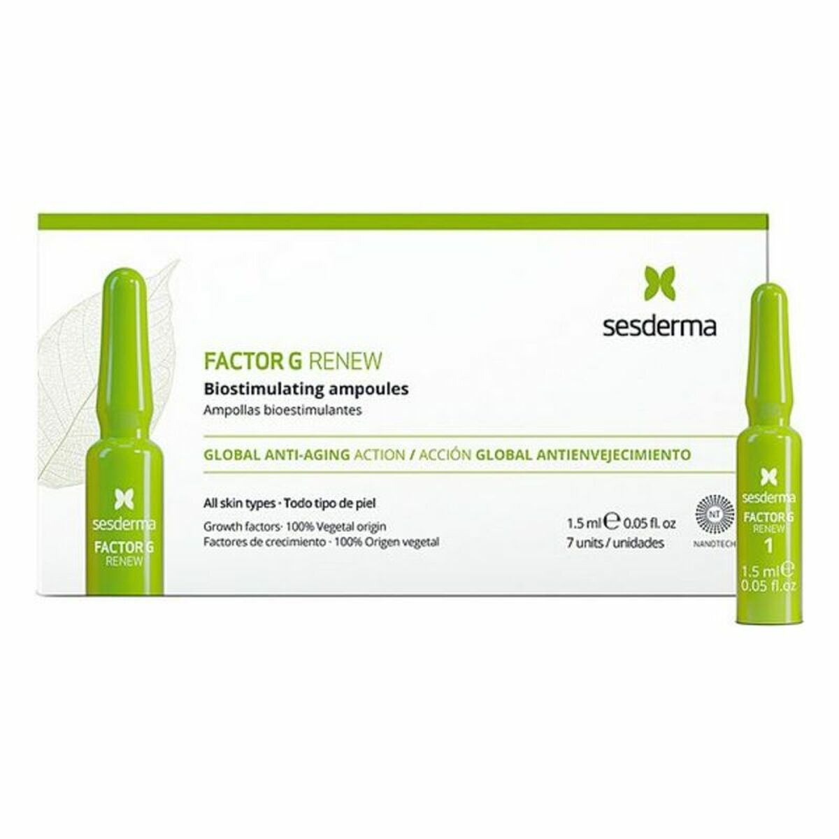 Ampoules FACTOR G RENEW Sesderma (7 pcs) - Sesderma Maroc - Aylal Beauty