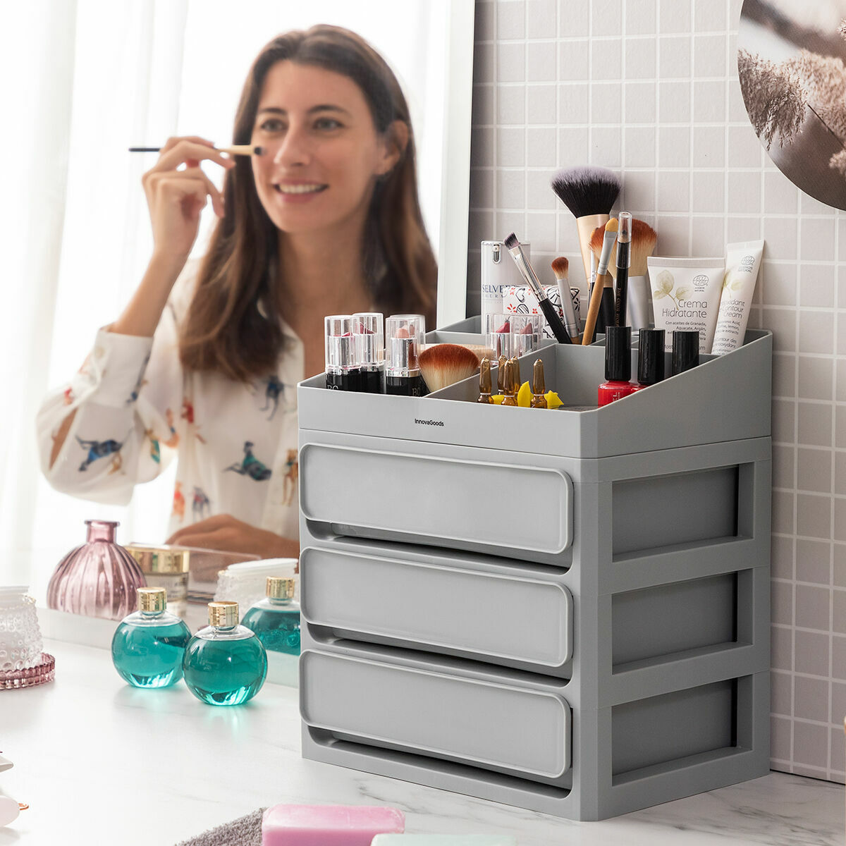 Make-up organizer Makeser - InnovaGoods Maroc - Aylal Beauty
