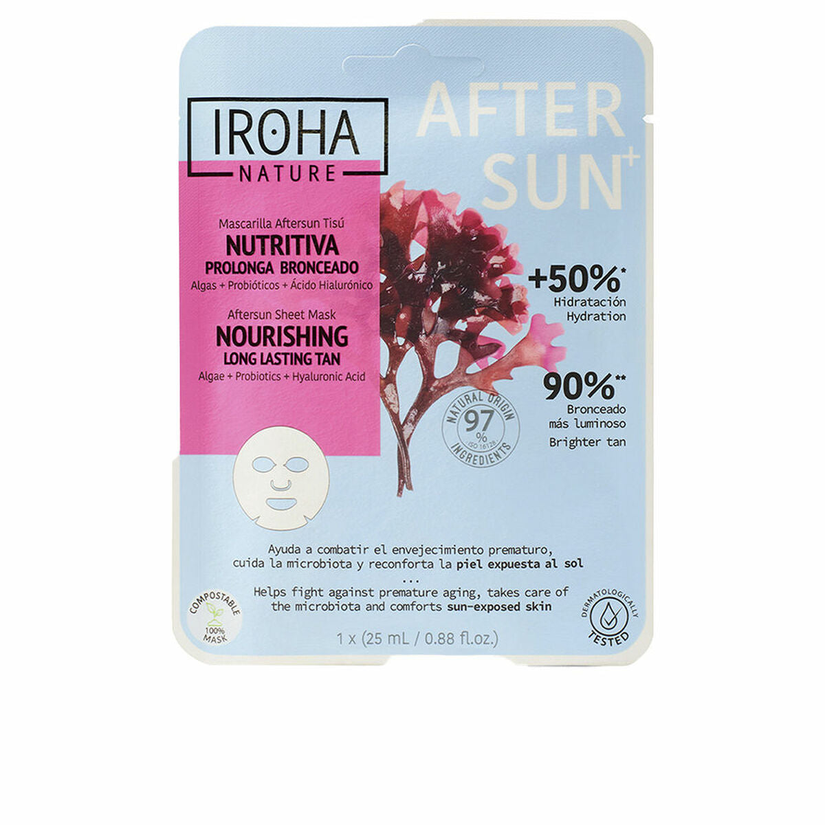 Facial Mask Melon (1 Unit) - Iroha Maroc - Aylal Beauty