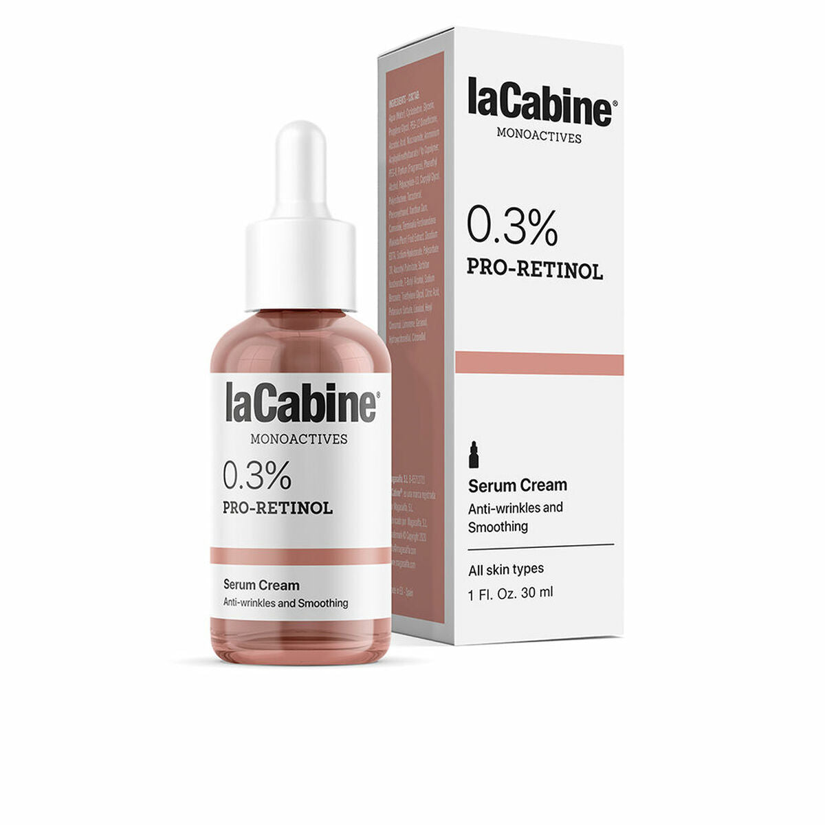 Anti-Wrinkle Serum laCabine Monoactives Cream Retinol 30 ml - laCabine Maroc - Aylal Beauty