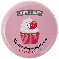 Scented Candle The Fruit Company Strawberry 150 g Custard - The Fruit Company Maroc - Aylal Beauty