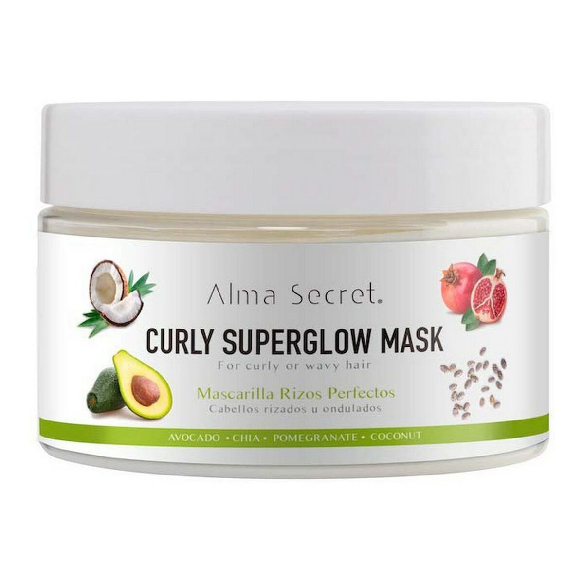 Hair Mask Curly Superglow 250 ml - Alma Secret Maroc - Aylal Beauty