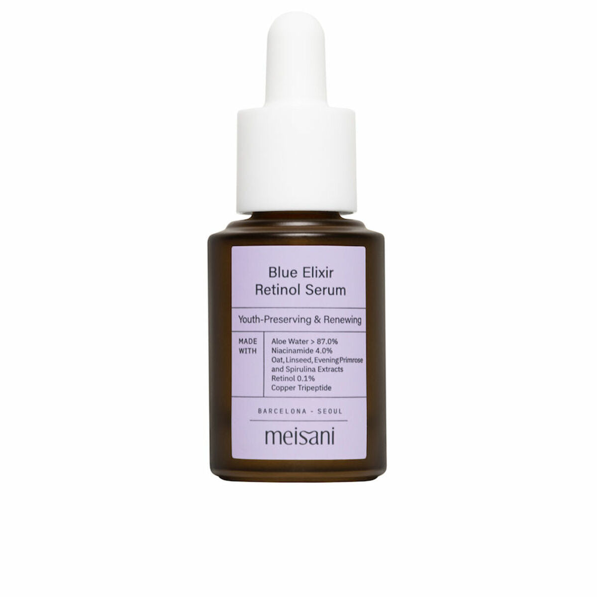 Facial Serum Meisani Blue Elixir Retinol 15 ml - Meisani Maroc - Aylal Beauty