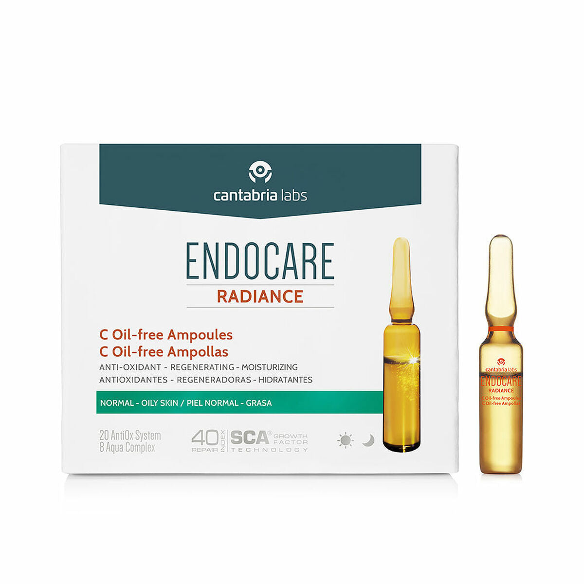 Ampoules X Without oil 10 x 2 ml 2 ml - Endocare Maroc - Aylal Beauty