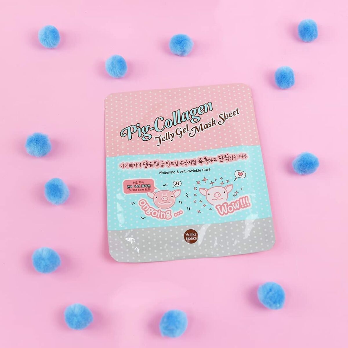 Facial Mask Pig-Collagen - Holika Holika Maroc - Aylal Beauty Facial Mask Pig-Collagen - Holika Holika Maroc - Aylal Beauty