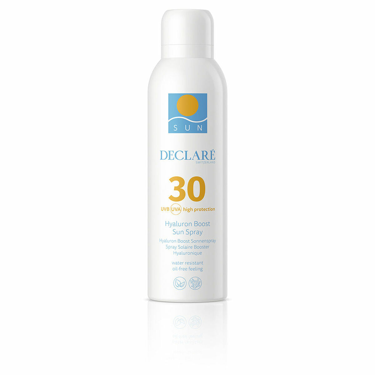 Body Sunscreen Spray Hyaluron Boost 200 ml Spf 30+ - Declaré Maroc - Aylal Beauty