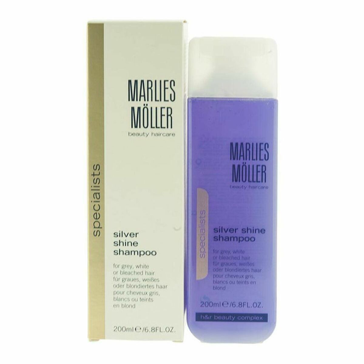 Colour Neutralising Shampoo Silver Shine Marlies Möller 200 ml - Marlies Möller Maroc - Aylal Beauty