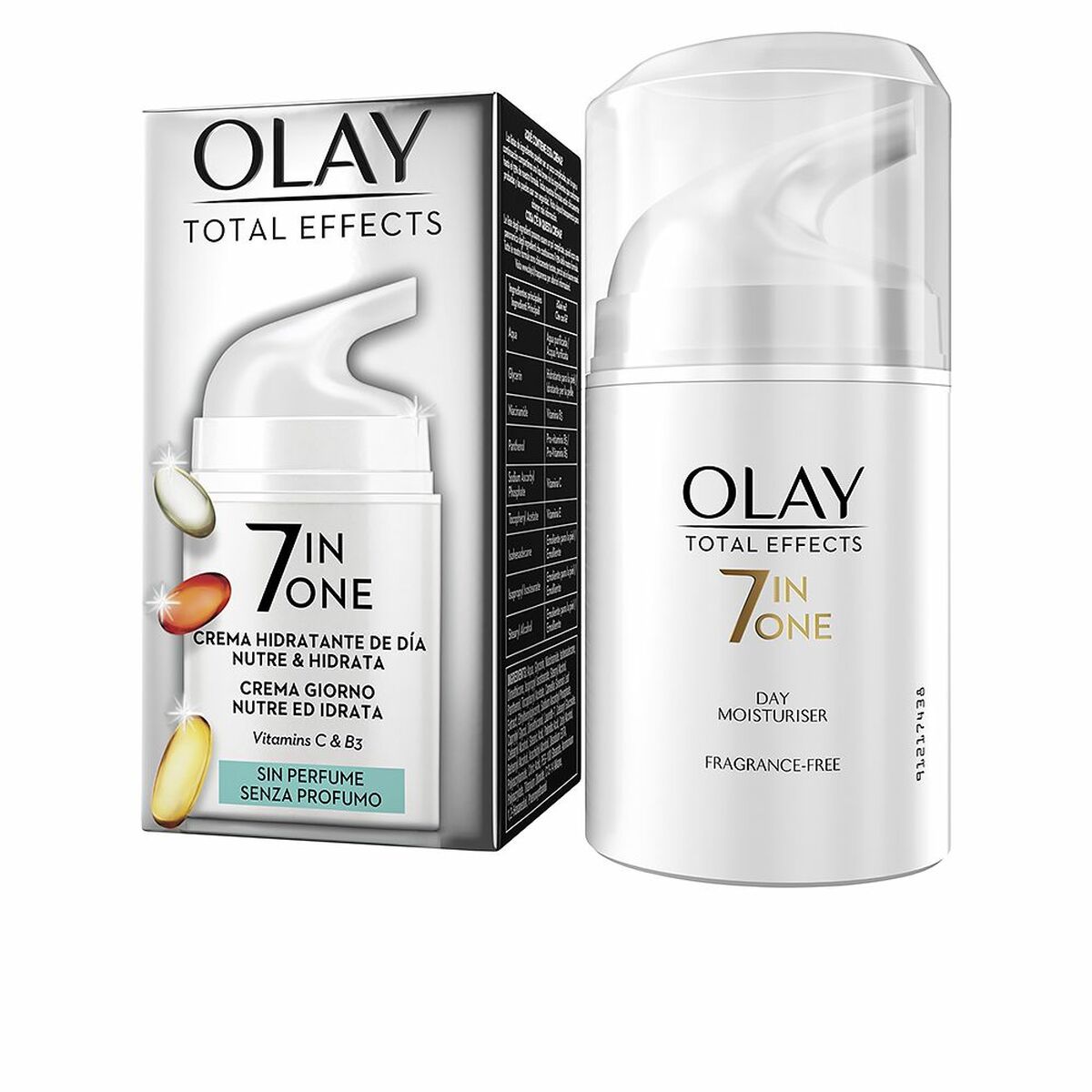 Anti-Ageing Hydrating Cream Olay Total Effects 7-in-1 50 ml - Olay Maroc - Aylal Beauty