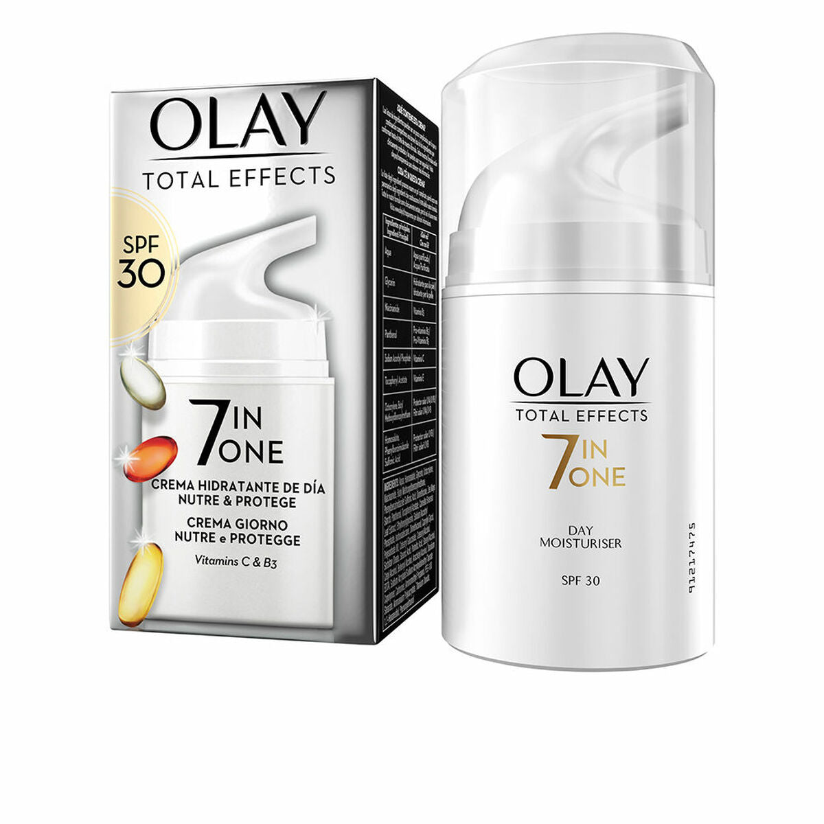 Moisturising Day Cream Olay Total Effects 7-in-1 Nutritional 50 ml Spf 30 - Olay Maroc - Aylal Beauty