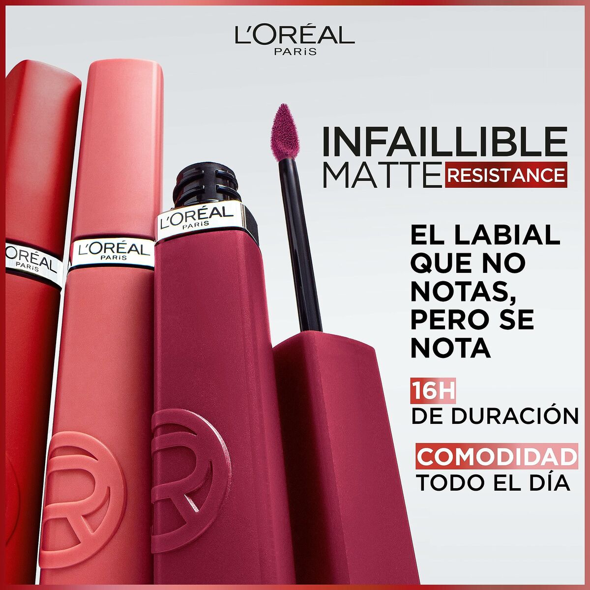 Liquid lipstick Infaillible Matte Resistance A Lister Nº 430 (1 Unit) - L'Oreal Make Up Maroc - Aylal Beauty