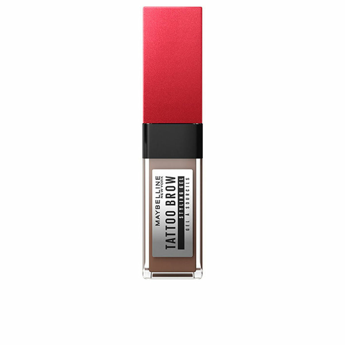 Eyebrow Fixing Gel Tattoo Brow Nº 255 soft brown - Maybelline Maroc - Aylal Beauty