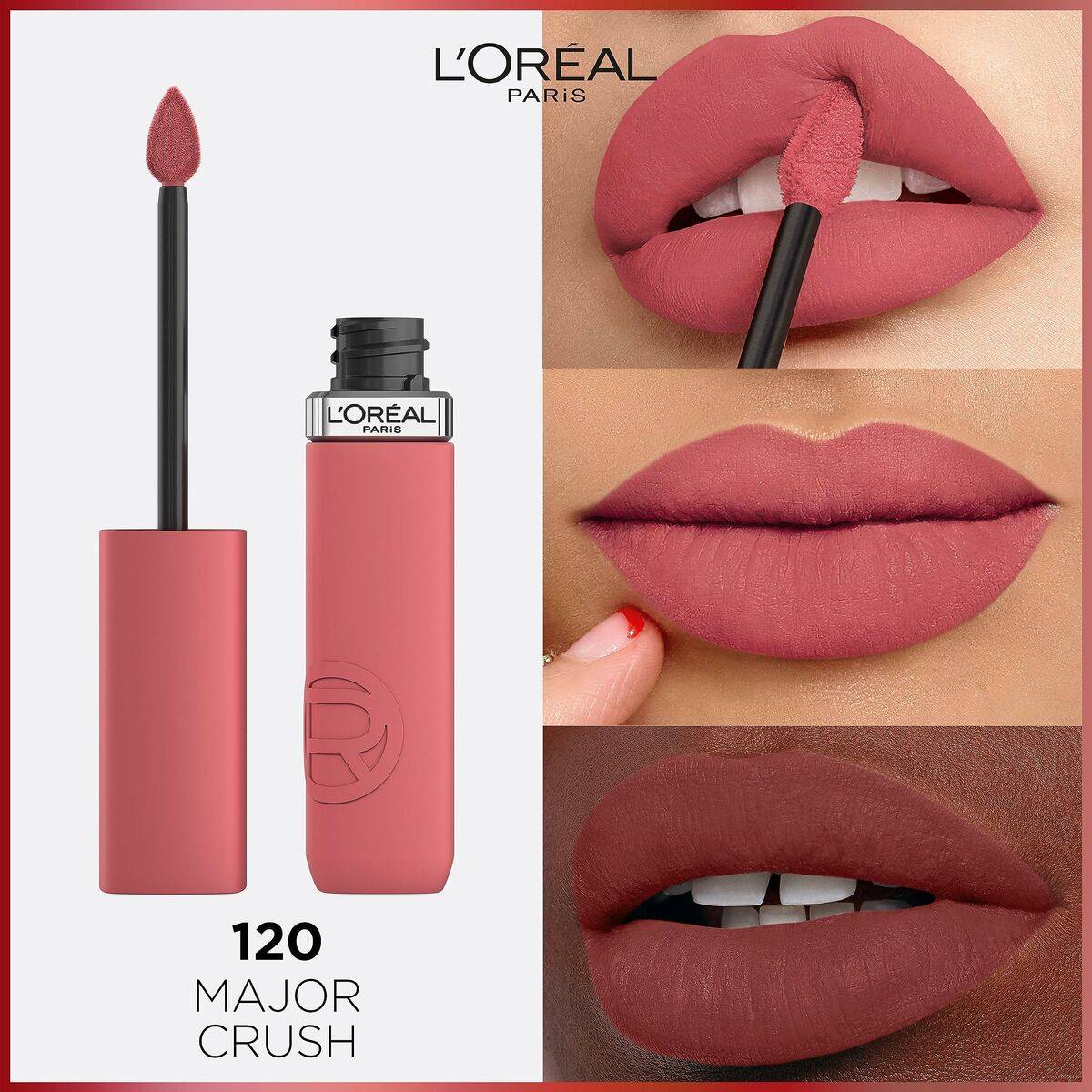 Liquid lipstick Infaillible Matte Resistance Nº 120 (1 Unit) - L'Oreal Make Up Maroc - Aylal Beauty