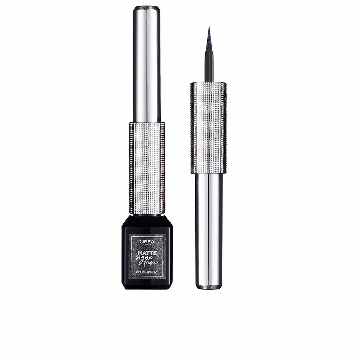 Eyeliner Matte Signature 12-platini metal (3 ml) - L'Oreal Make Up Maroc - Aylal Beauty