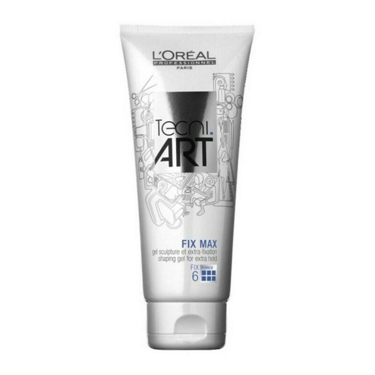 Extrastrong Top Gel Tecni Art Fix Max 6 (200 ml) (200 ml) - L'Oreal Professionnel Paris Maroc - Aylal Beauty