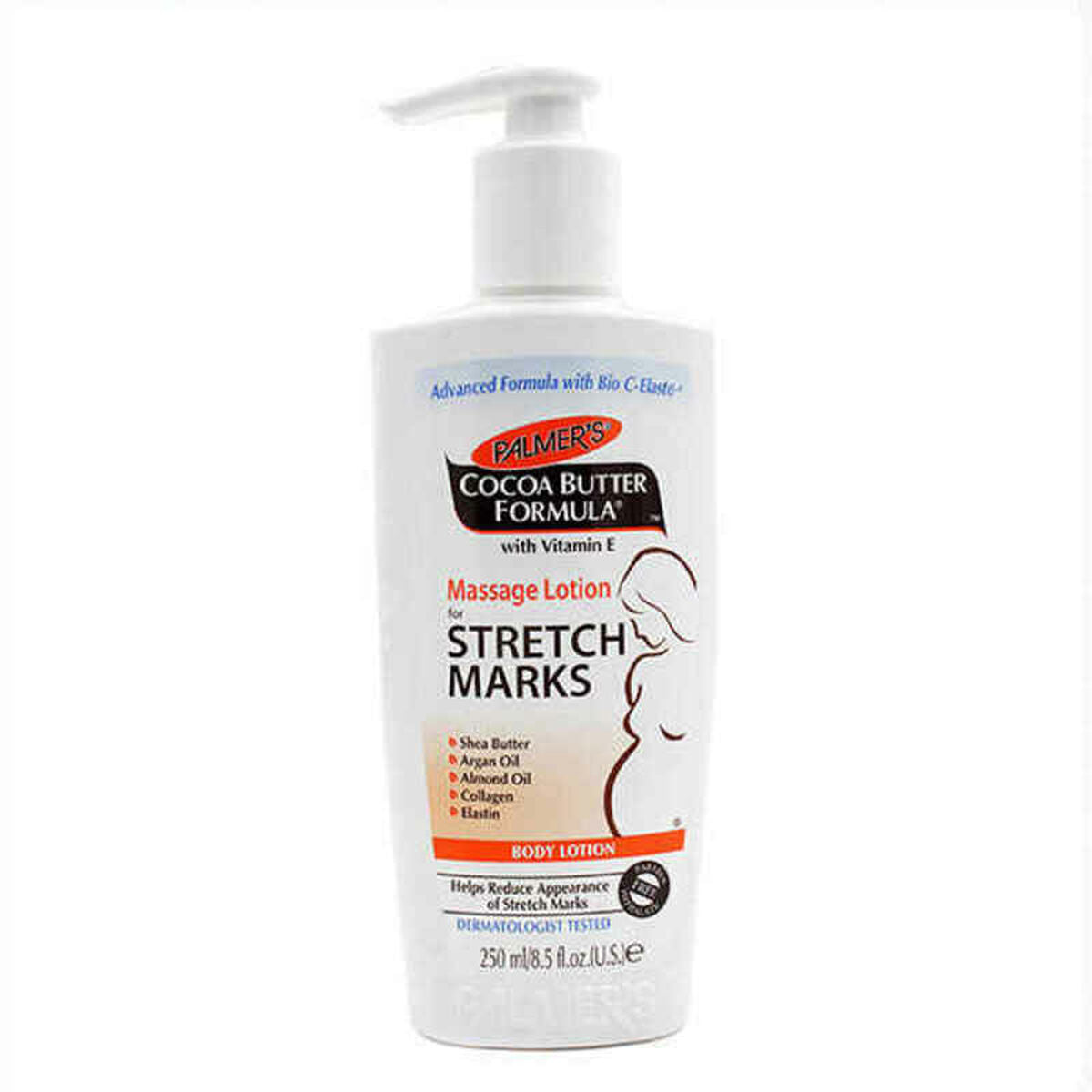 Anti-Stretch Mark Cream Cocoa Butter 250 ml (250 ml) - Palmer's Maroc - Aylal Beauty