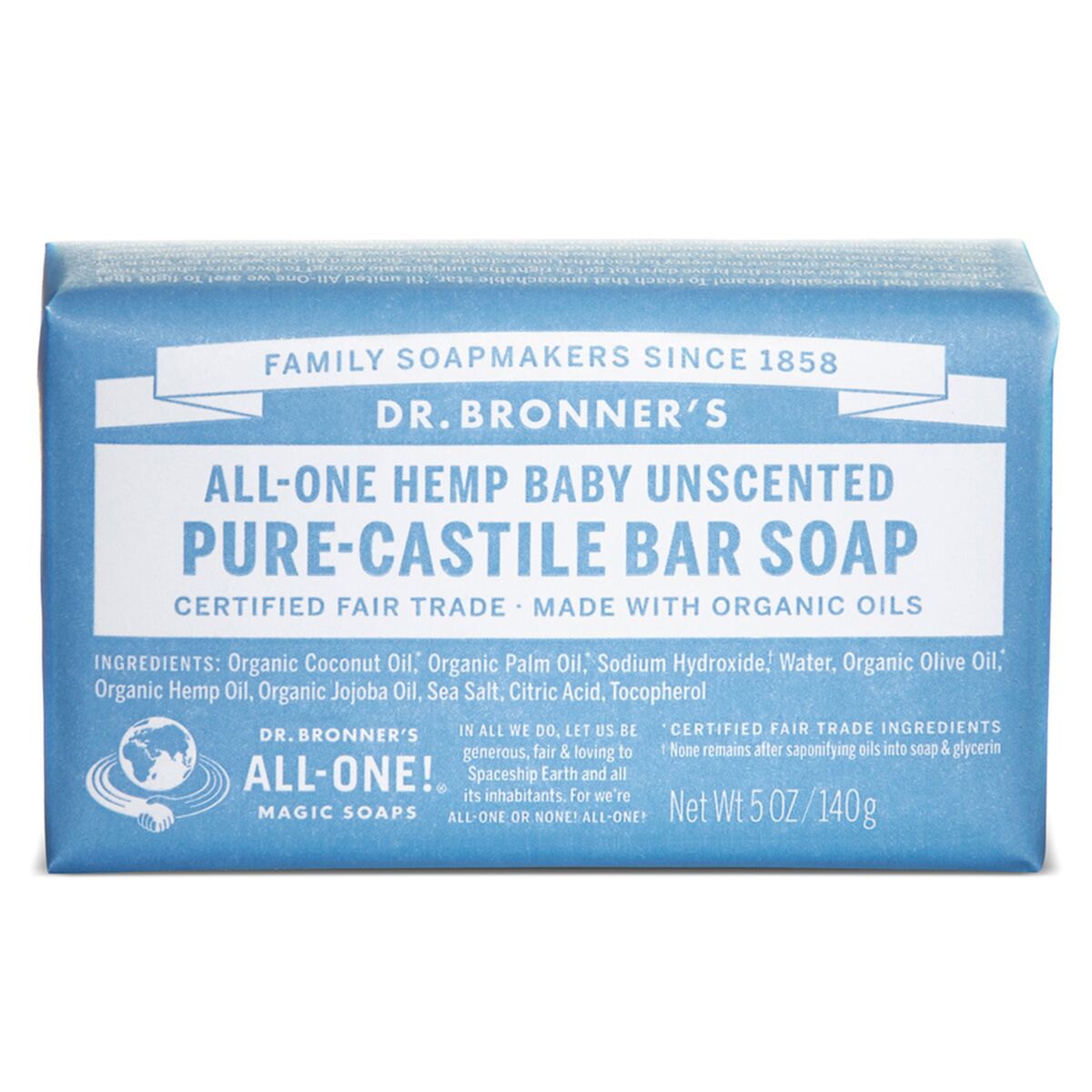 Soap Cake Dr Bronner's Baby 140 g - Dr Bronner's Maroc - Aylal Beauty