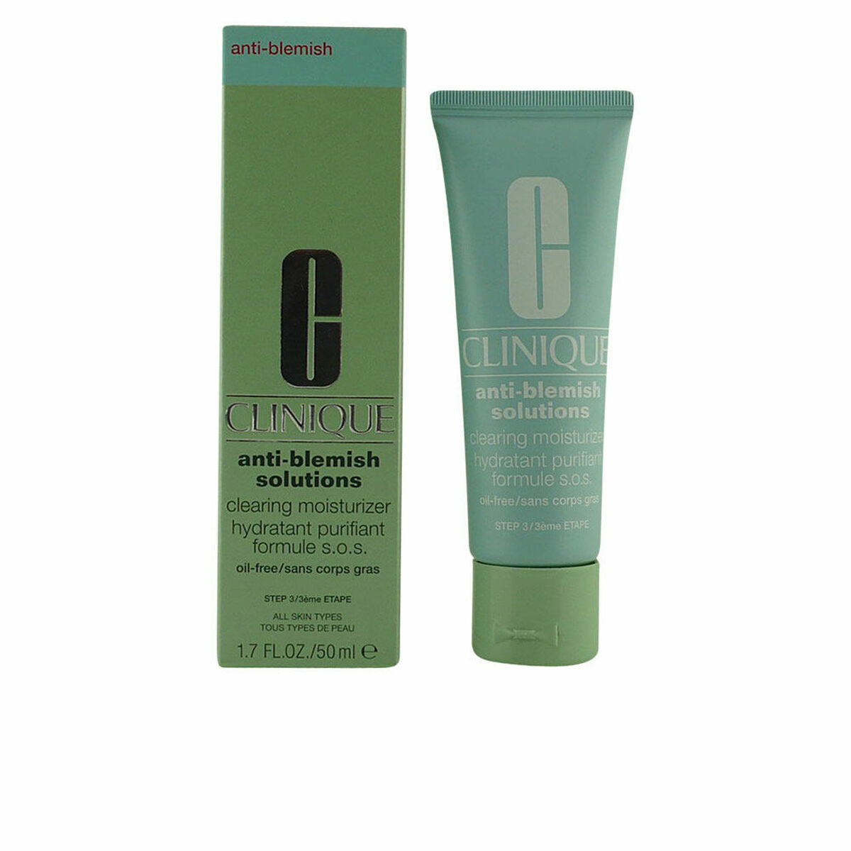 Moisturising Gel Anti-Blemish Solutions All-Over Clearing Treatment (50 ml) - Clinique Maroc - Aylal Beauty