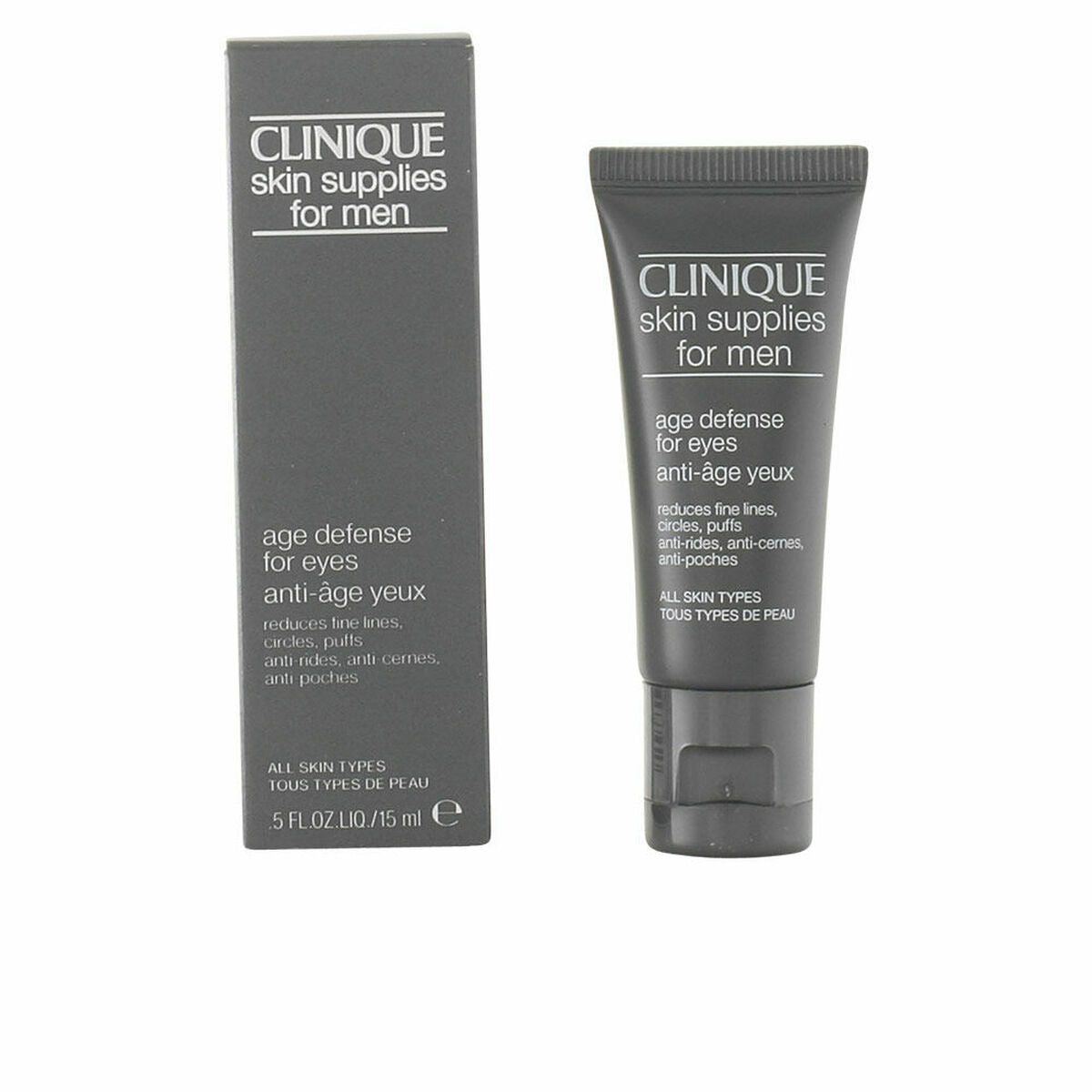 Treatment for Eye Area Men Clinique 0020714382742 15 ml (15 ml) - Clinique Maroc - Aylal Beauty