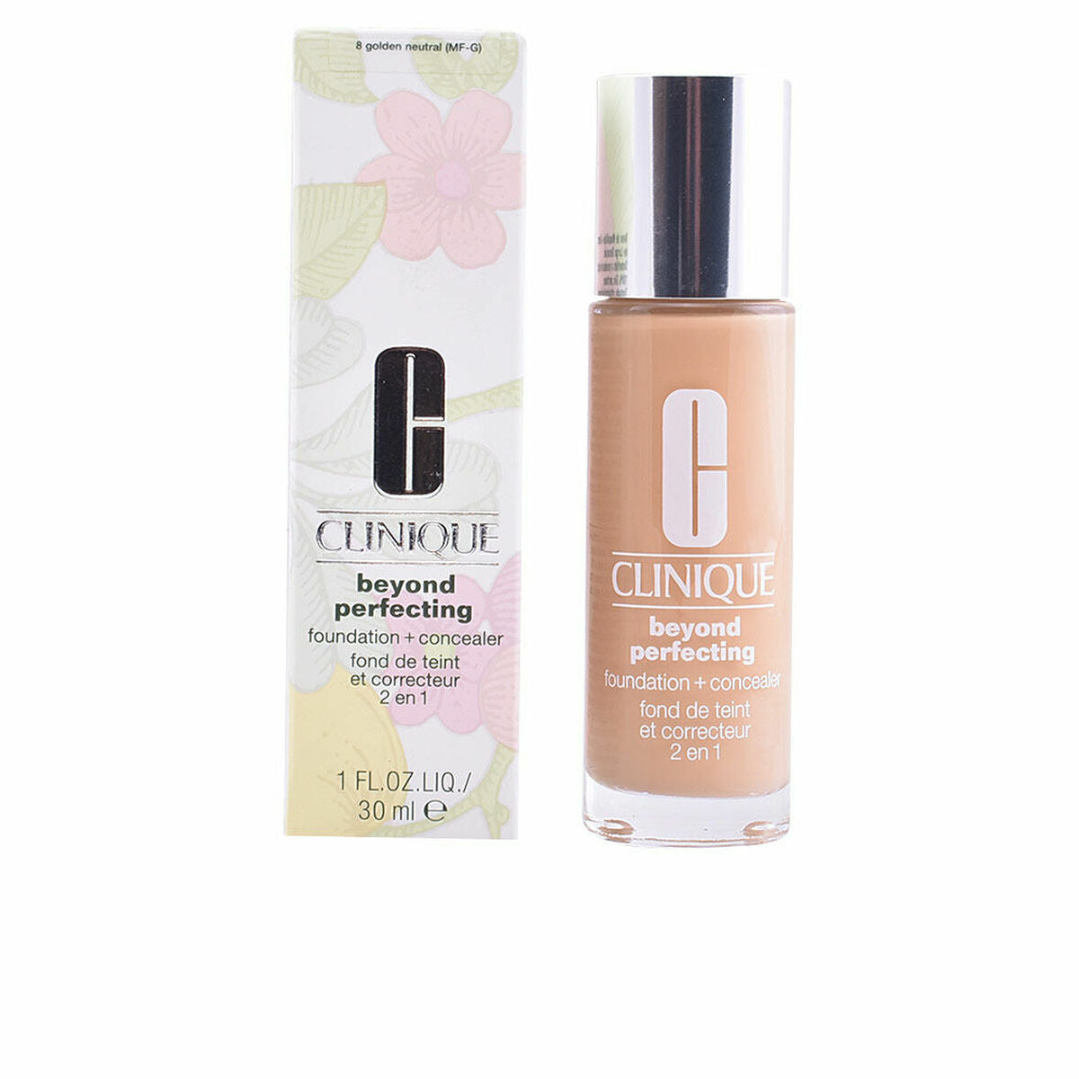 Liquid Make Up Base Beyond Perfecting 8-golden neutral 2-in-1 (30 ml) - Clinique Maroc - Aylal Beauty