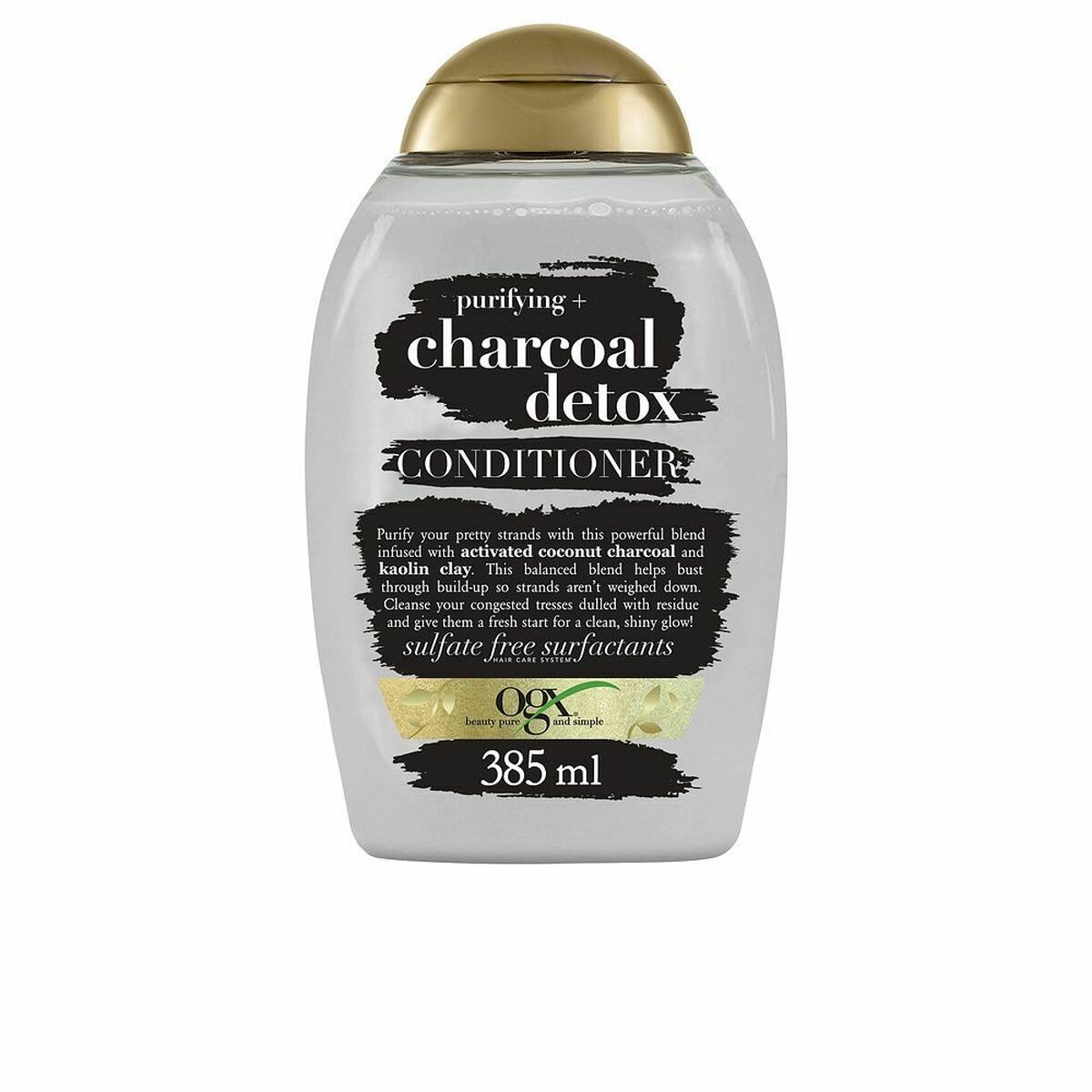 Conditioner OGX Charcoal Detox Purifying Scrub Active charcoal 385 ml - OGX Maroc - Aylal Beauty