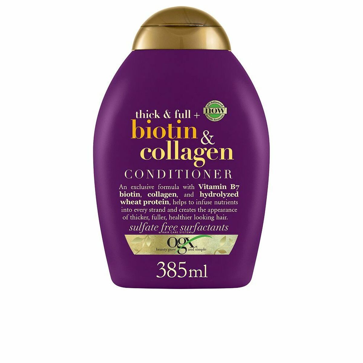 Conditioner OGX Biotin Collagen Collagen Biotin Volumising 385 ml - OGX Maroc - Aylal Beauty