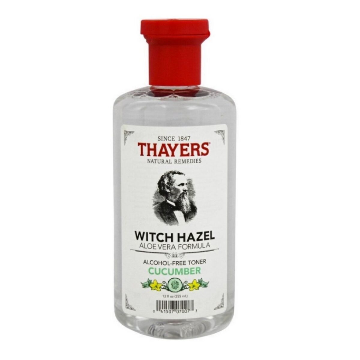 Facial Toner Witch Hazel Cucumber 355 ml - Thayers Maroc - Aylal Beauty