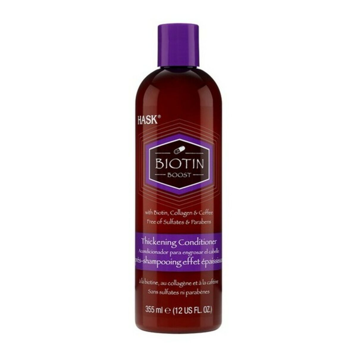 Conditioner for Fine Hair Biotin Boost (355 ml) - HASK Maroc - Aylal Beauty