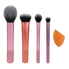 Set of Make-up Brushes Makeup Must Real Techniques 1786 (5 pcs) 5 Pieces - Real Techniques Maroc - Aylal Beauty