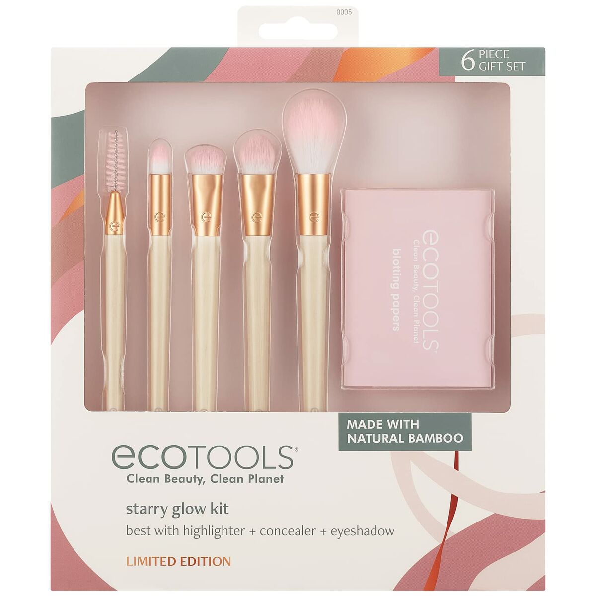 Set of Make-up Brushes Starry Eye Limited edition 6 Pieces - Ecotools Maroc - Aylal Beauty