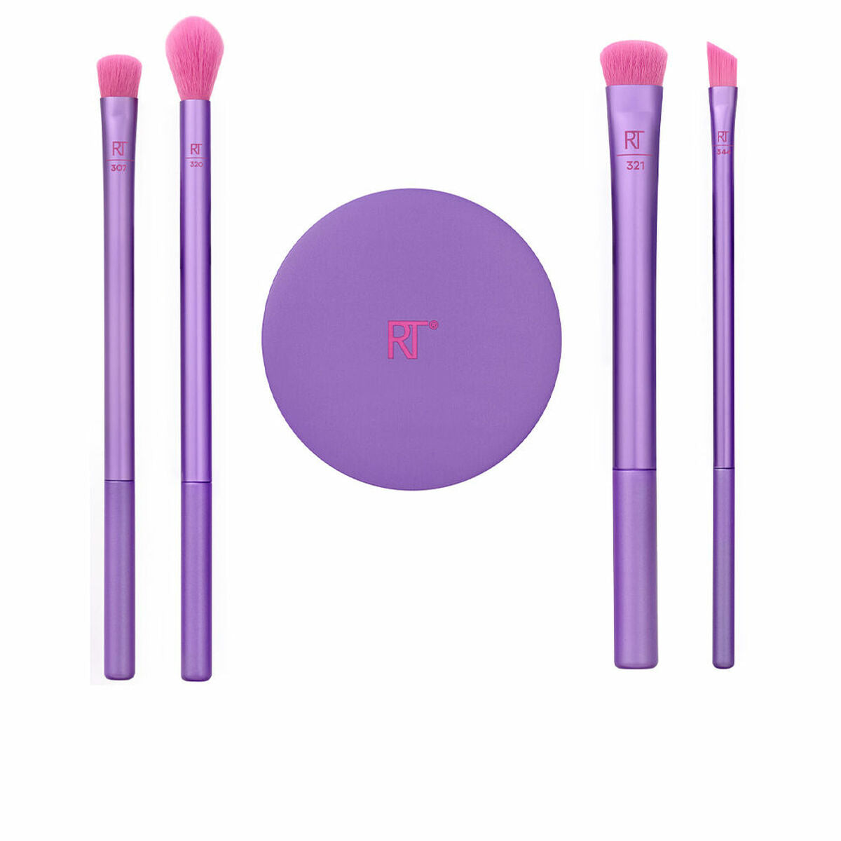 Set of Make-up Brushes Brow Styling Fuchsia 5 Pieces - Real Techniques Maroc - Aylal Beauty