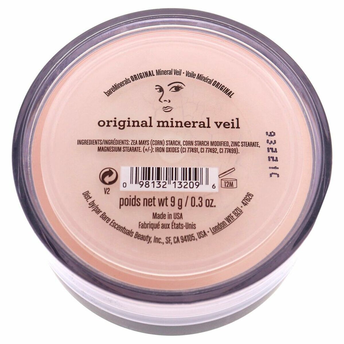 Make-up Fixing Powders Mineral Veil 9 g - bareMinerals Maroc - Aylal Beauty