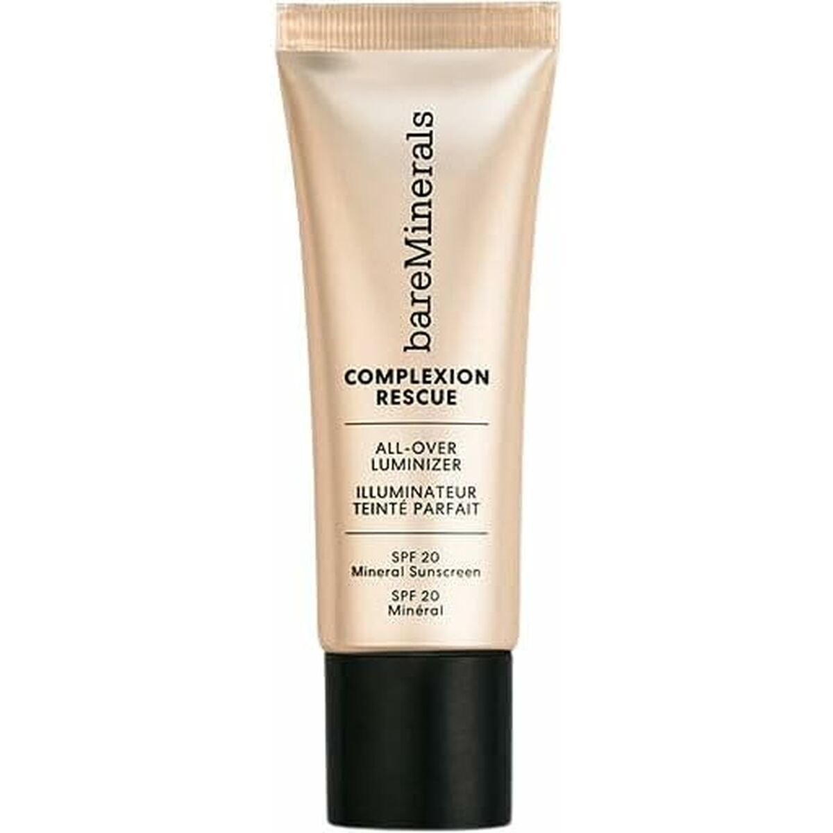 Highlighter Complexion Rescue Rose Gold Spf 20 35 ml - bareMinerals Maroc - Aylal Beauty