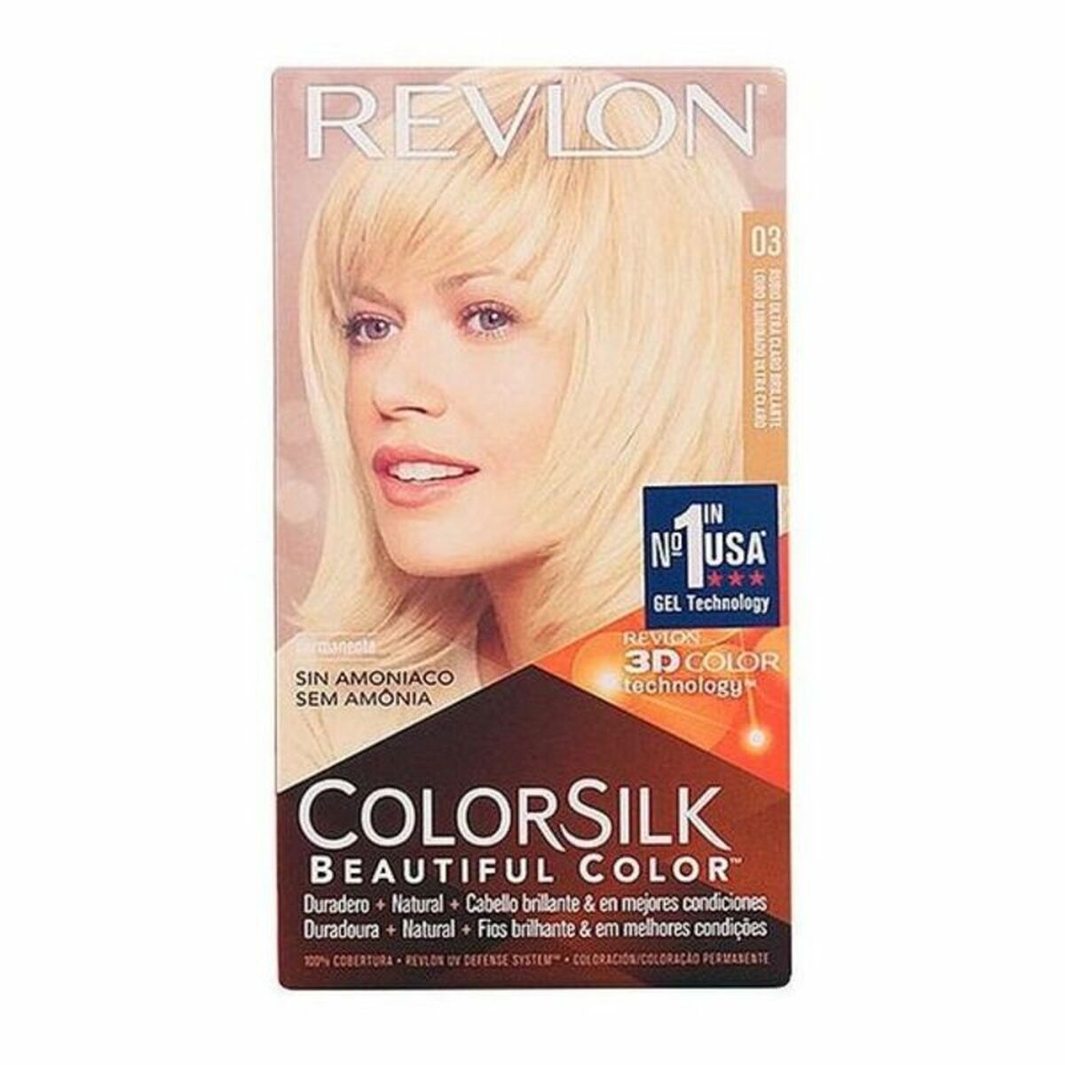 Dye No Ammonia Colorsilk RK-76789 Ultra Light Natural Blonde (1 Unit) - Revlon Maroc - Aylal Beauty