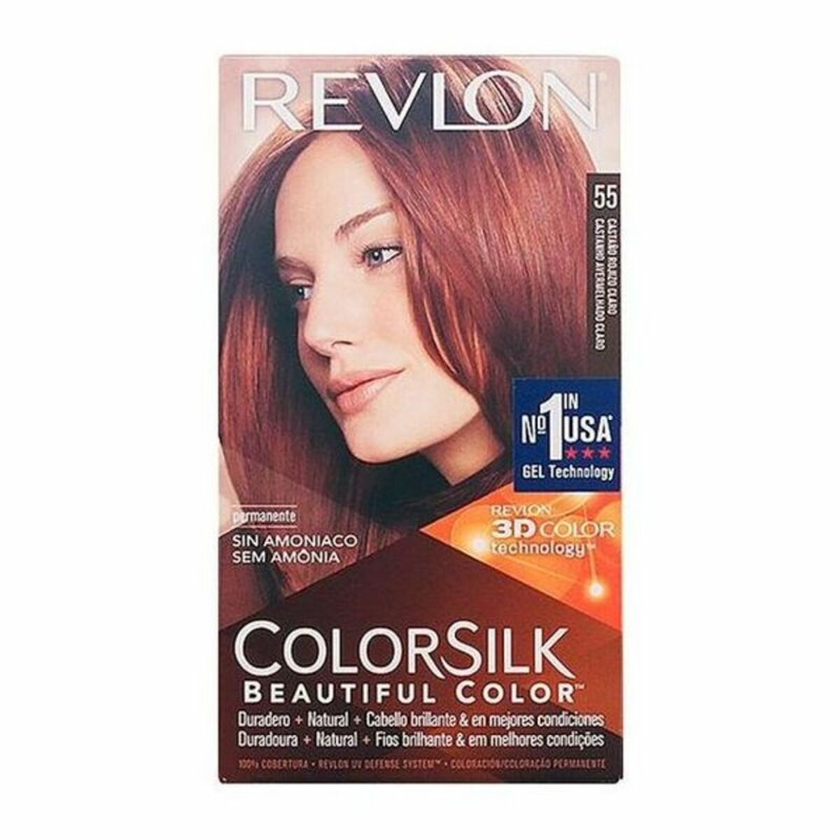 Dye No Ammonia Colorsilk Revlon 929-95554 Light Auburn (1 Unit) - Revlon Maroc - Aylal Beauty