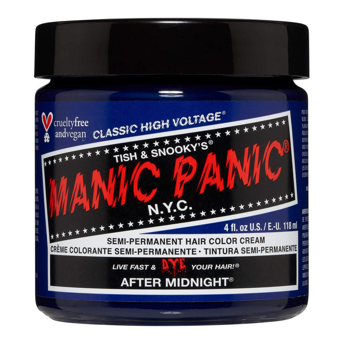 Permanent Dye Classic 612600110012 After Midnight (118 ml) - Manic Panic Maroc - Aylal Beauty