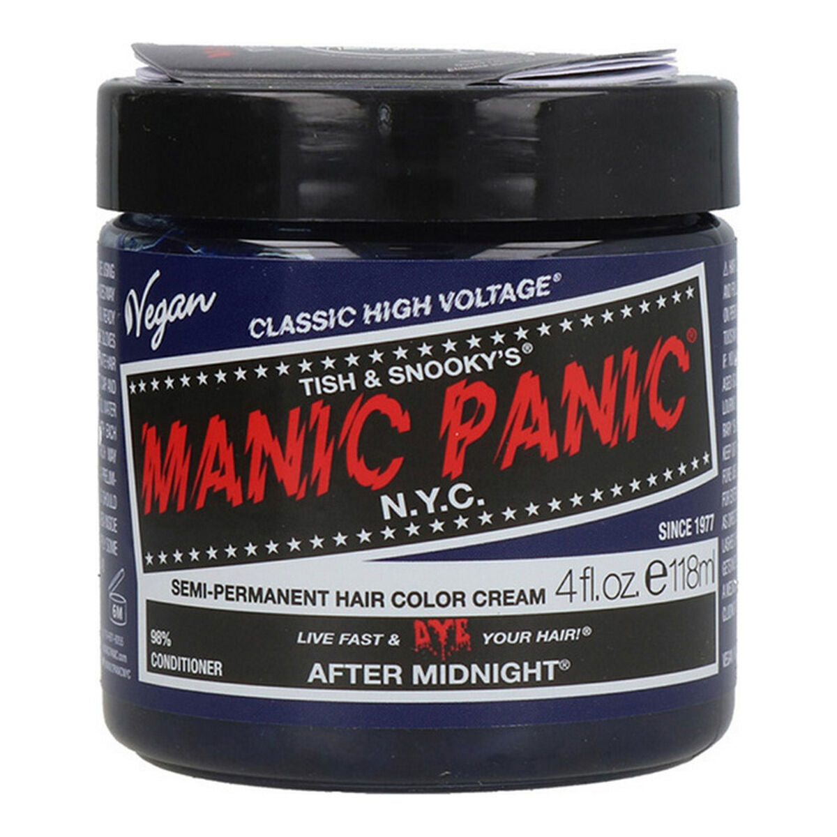 Permanent Dye Classic 612600110012 After Midnight (118 ml) - Manic Panic Maroc - Aylal Beauty