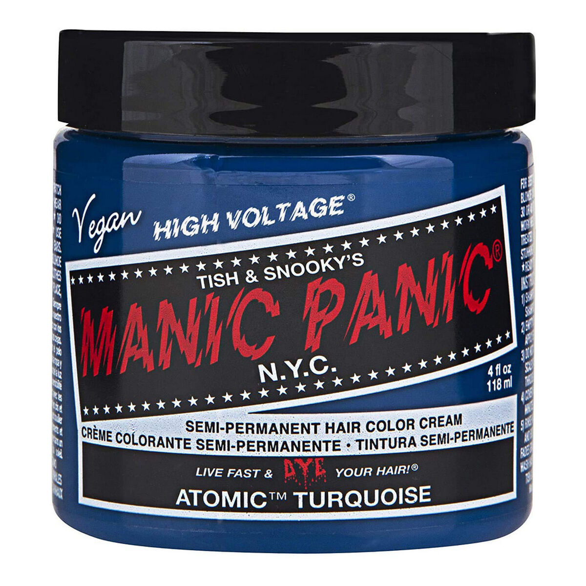 Permanent Dye Classic Atomic Turquoise (118 ml) - Manic Panic Maroc - Aylal Beauty