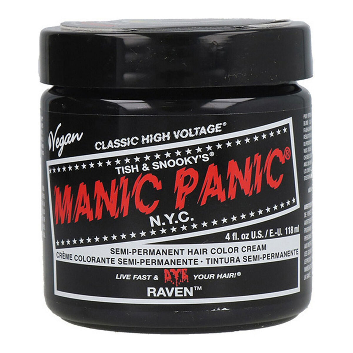 Permanent Dye Classic ‎HCR 11007 raven (118 ml) - Manic Panic Maroc - Aylal Beauty