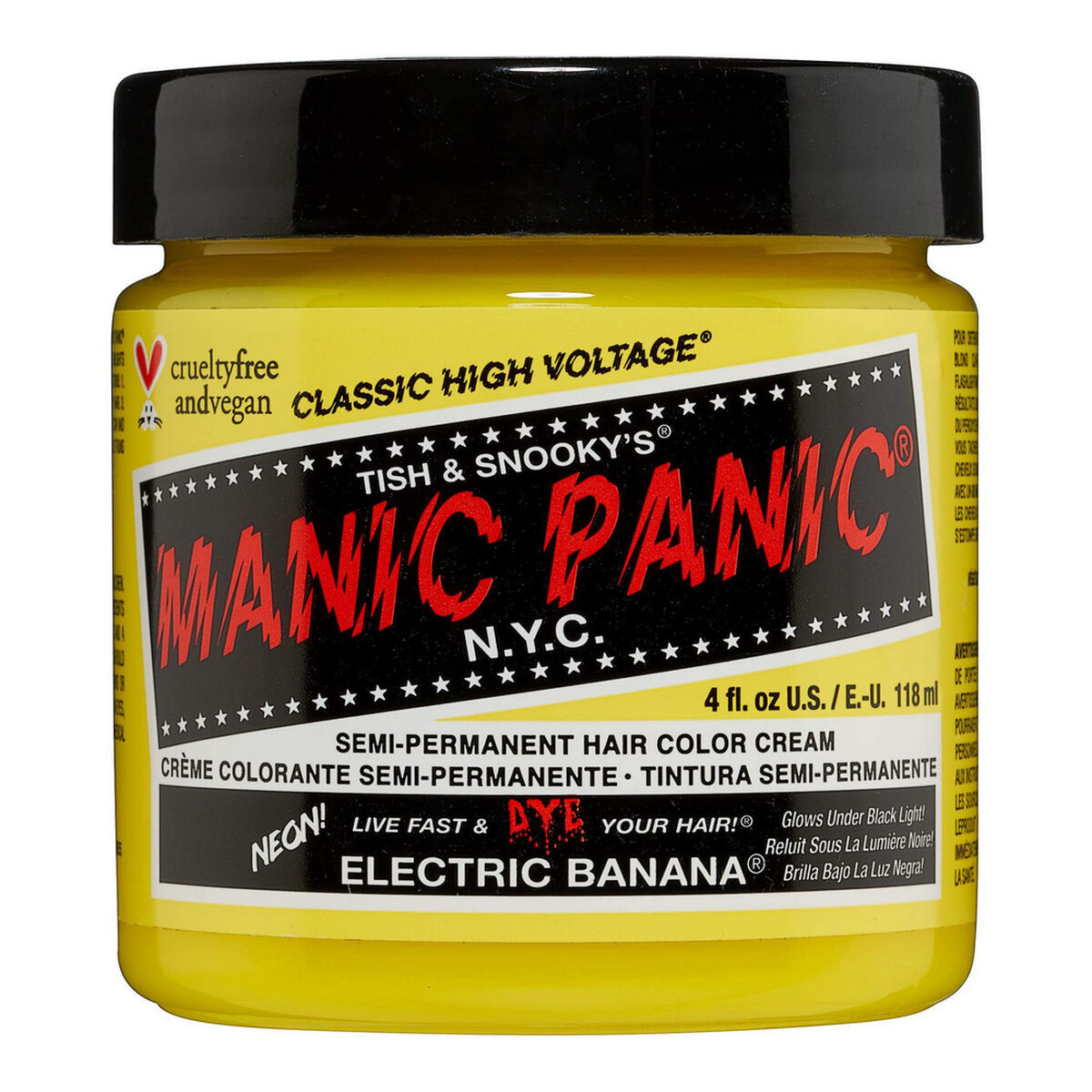 Permanent Dye Classic 612600110128 Electric Banana (118 ml) - Manic Panic Maroc - Aylal Beauty