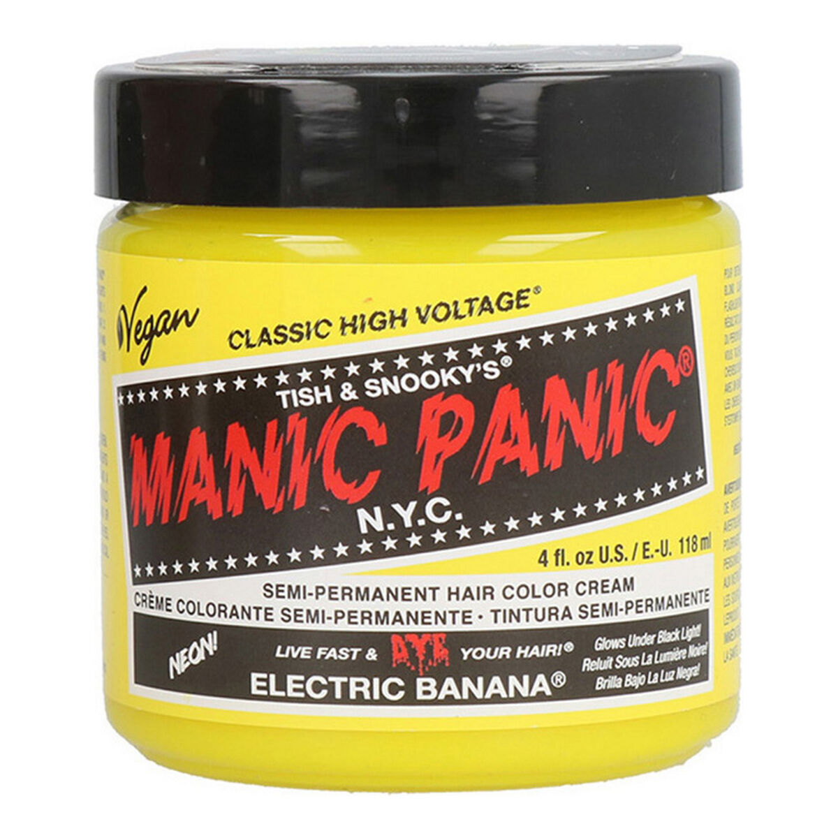 Permanent Dye Classic 612600110128 Electric Banana (118 ml) - Manic Panic Maroc - Aylal Beauty